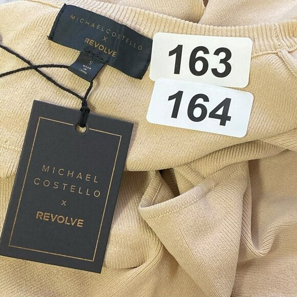 Michael Costello xREVOLVE Asym Cut Out Dolman Sweater - Nude - Picture 4 of 12